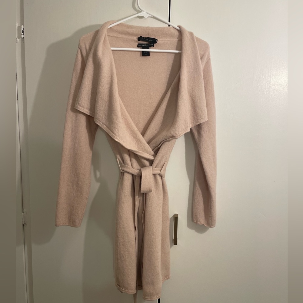 Tahari Cashmere Belted Robe